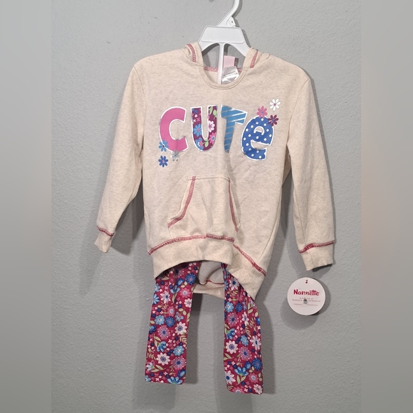 Nannette Two-Piece Set features an adorable and cozy hoodie sweater, Size Small. - Picture 13 of 14